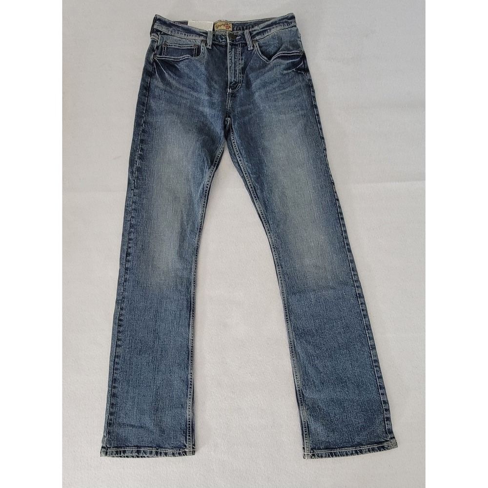 Wrangler 20X Vintage Boot 42 Jeans Men's 32x38 Blue Bootcut Medium Wash Zip Fly
